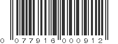 UPC 077916000912