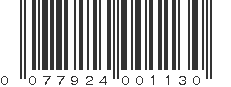 UPC 077924001130