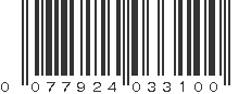 UPC 077924033100