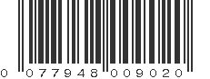 UPC 077948009020