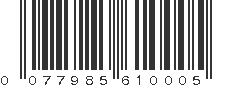 UPC 077985610005