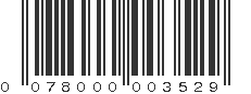 UPC 078000003529