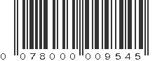 UPC 078000009545