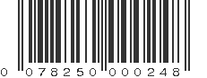 UPC 078250000248