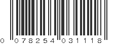 UPC 078254031118