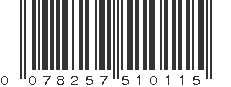 UPC 078257510115