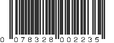 UPC 078328002235