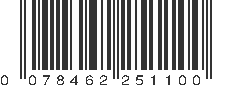 UPC 078462251100