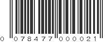 UPC 078477000021