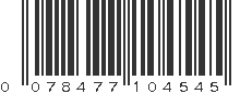 UPC 078477104545