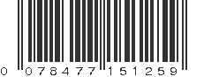 UPC 078477151259