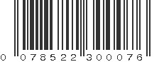 UPC 078522300076