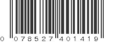 UPC 078527401419