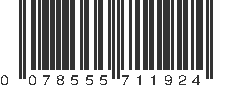 UPC 078555711924