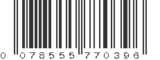 UPC 078555770396