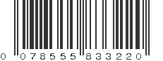 UPC 078555833220