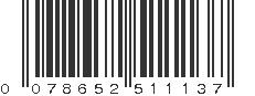 UPC 078652511137