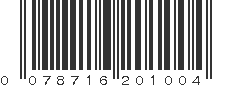 UPC 078716201004