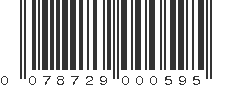 UPC 078729000595