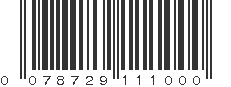 UPC 078729111000