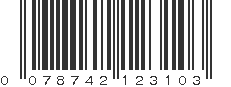 UPC 078742123103