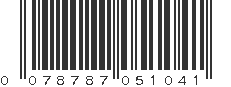 UPC 078787051041