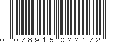 UPC 078915022172