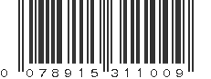 UPC 078915311009