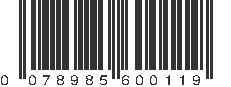 UPC 078985600119