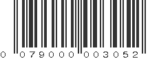 UPC 079000003052