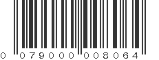 UPC 079000008064