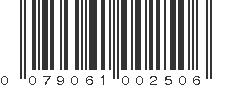 UPC 079061002506