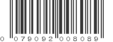 UPC 079092008089