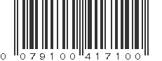 UPC 079100417100