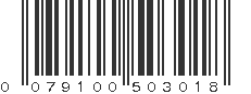 UPC 079100503018