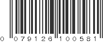 UPC 079126100581