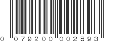 UPC 079200002893