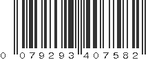 UPC 079293407582