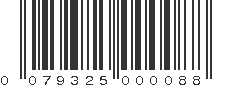 UPC 079325000088