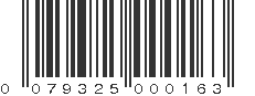 UPC 079325000163