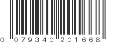 UPC 079340201668