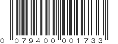 UPC 079400001733