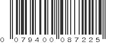 UPC 079400087225