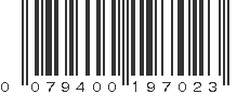 UPC 079400197023