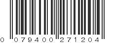 UPC 079400271204