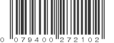 UPC 079400272102