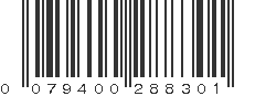 UPC 079400288301