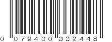 UPC 079400332448