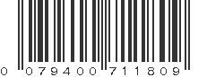 UPC 079400711809