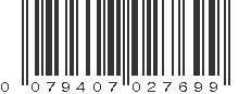 UPC 079407027699
